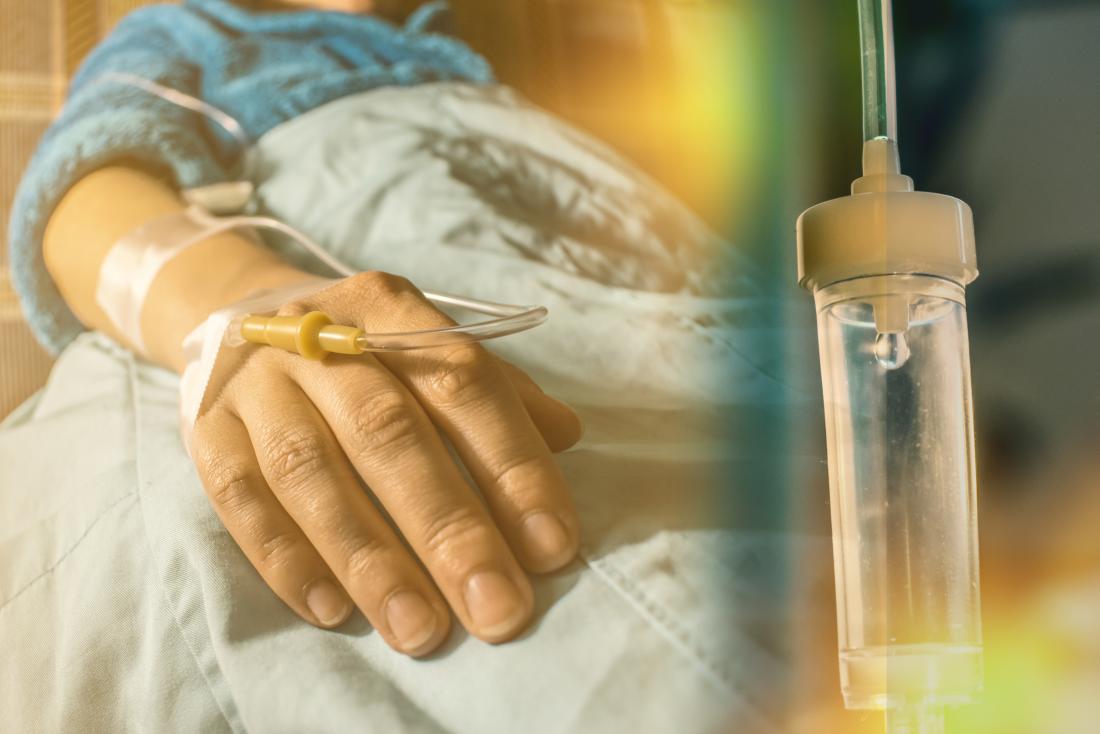 receive drugs in hospital