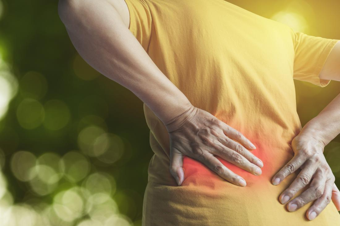 woman with low back pain