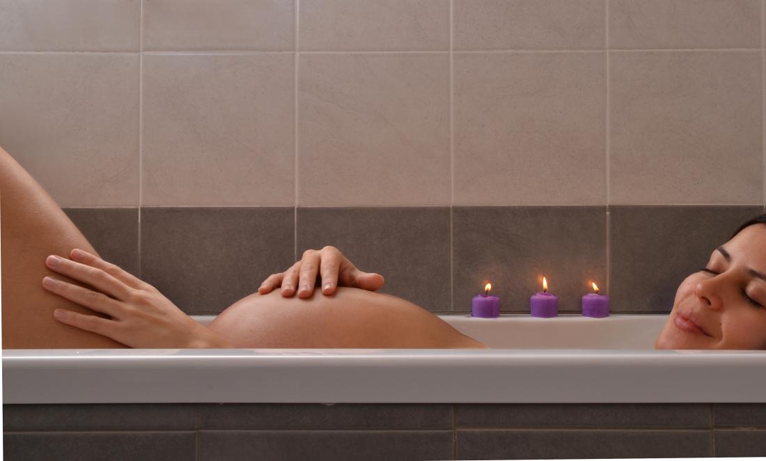 Can you take a bath while pregnant?