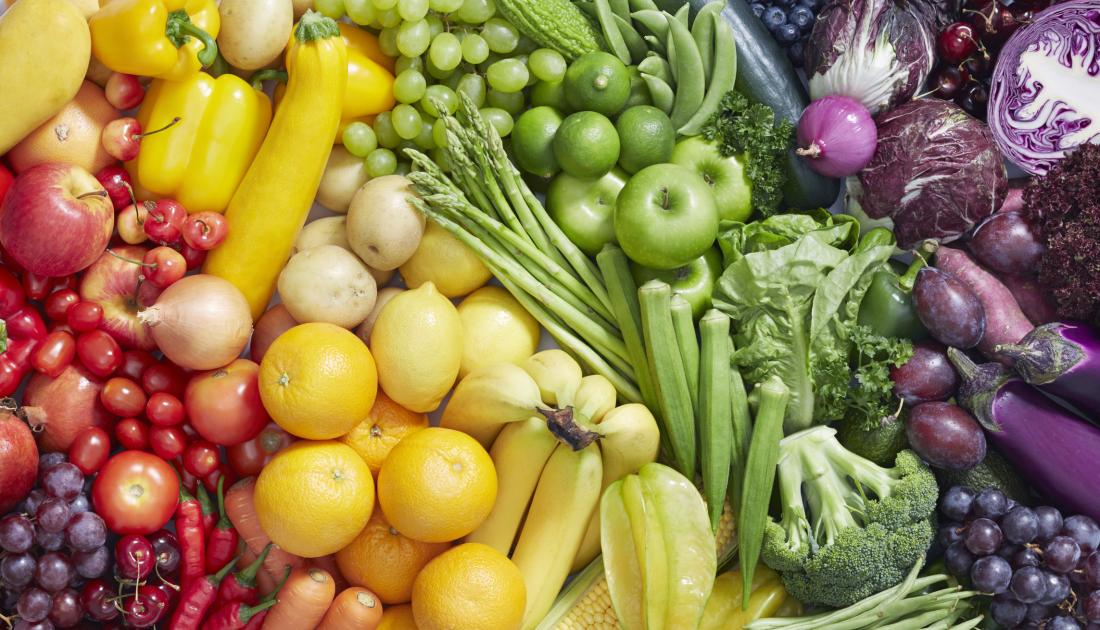 fruit and veg rainbow