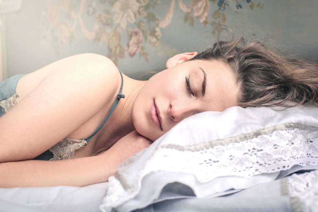 sleeping woman