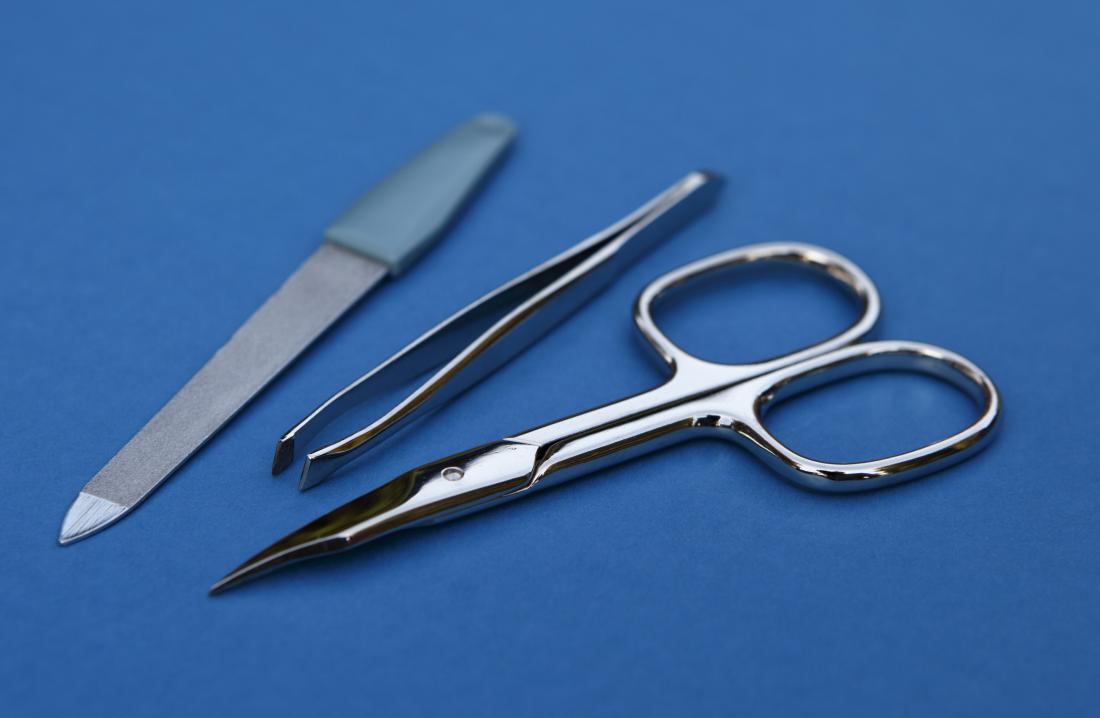 Nail scissors and manicure set