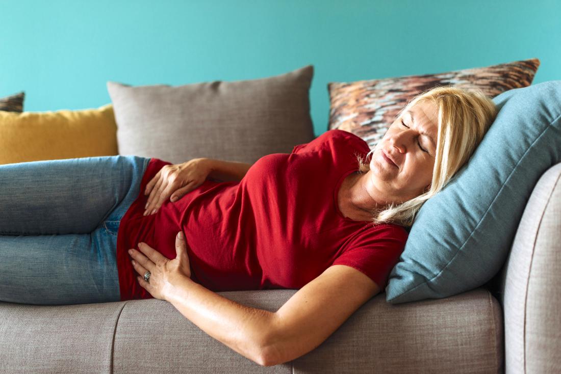 Bauchschmerzen ohne Menstruation in den Wechseljahren