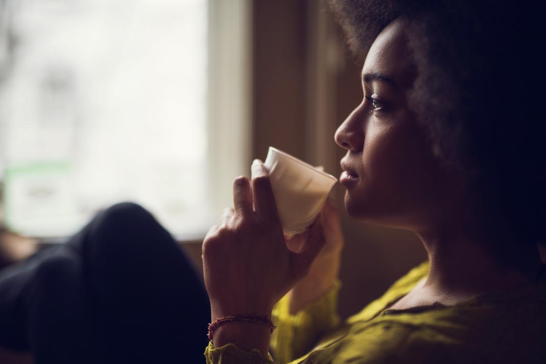 pensive woman