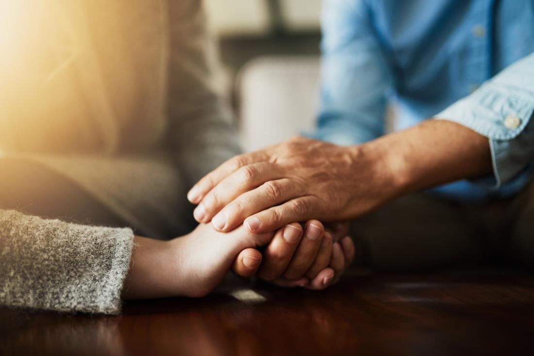 people holding hands