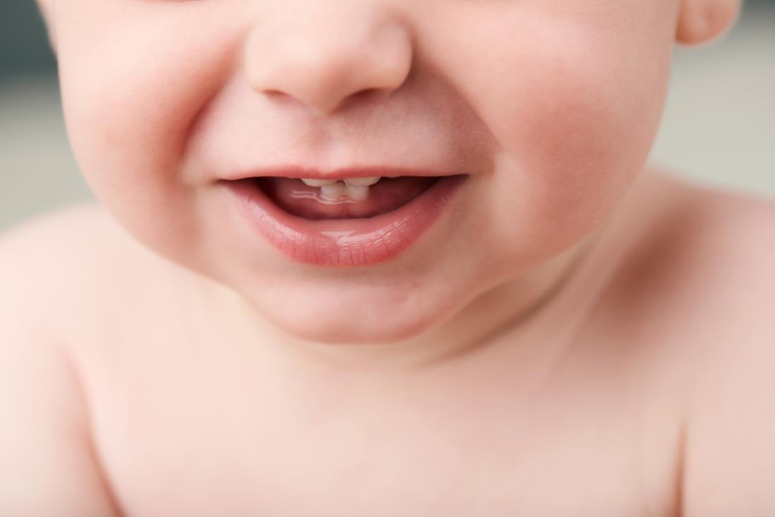 Teething toddler