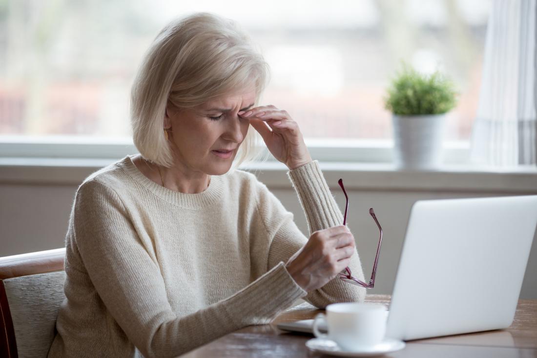 Dry eyes can be a sign of RA
