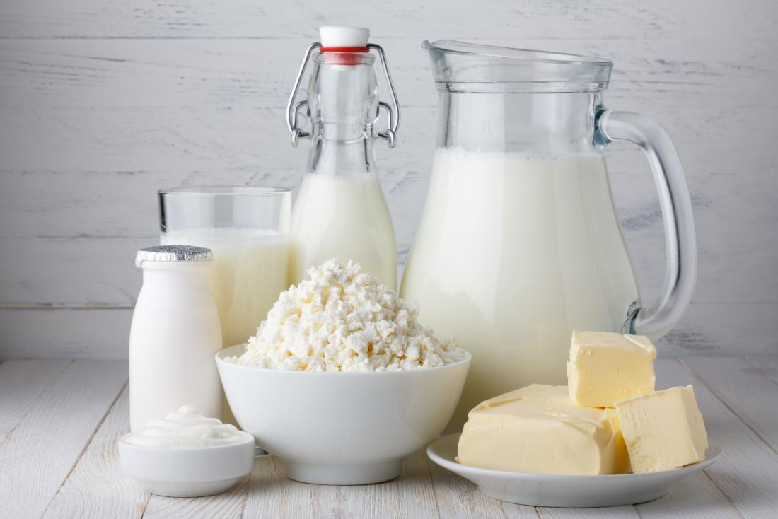 Various dairy products