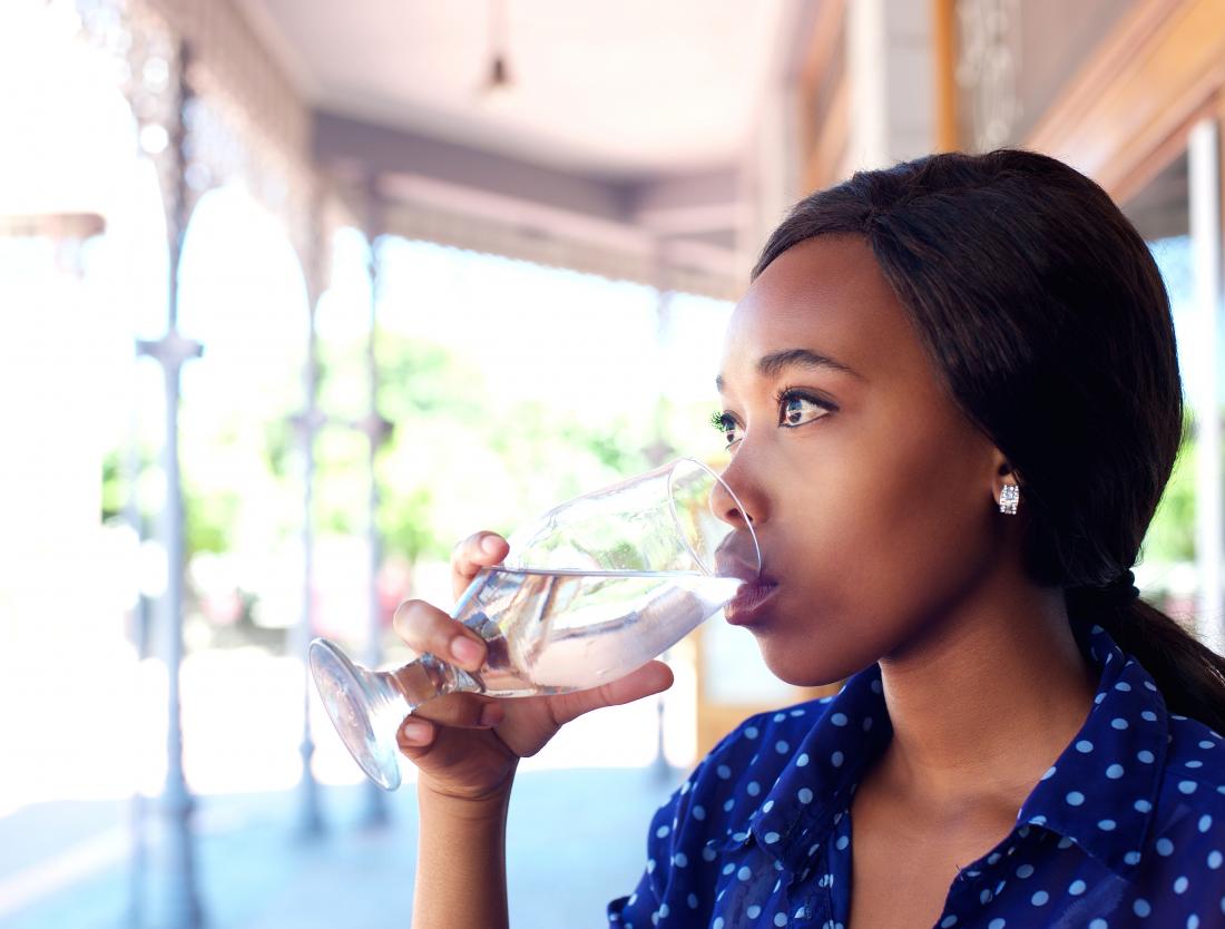 caffeine overdose can be helped with water