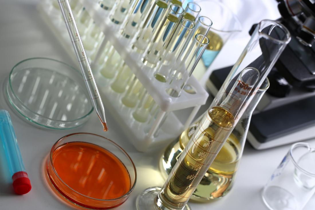 test tubes and petri dishes