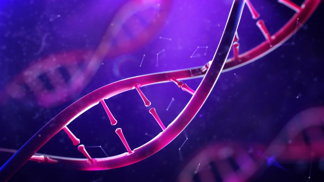 DNA fragment concept image