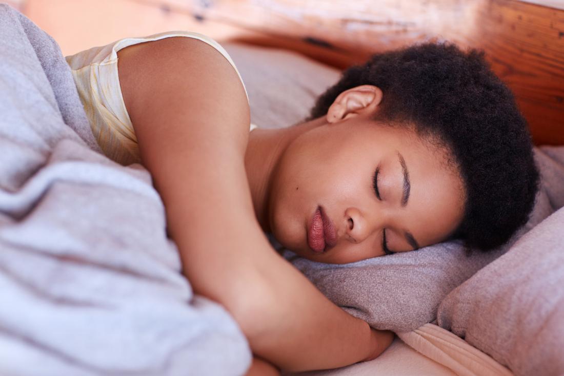 Woman in a deep sleep