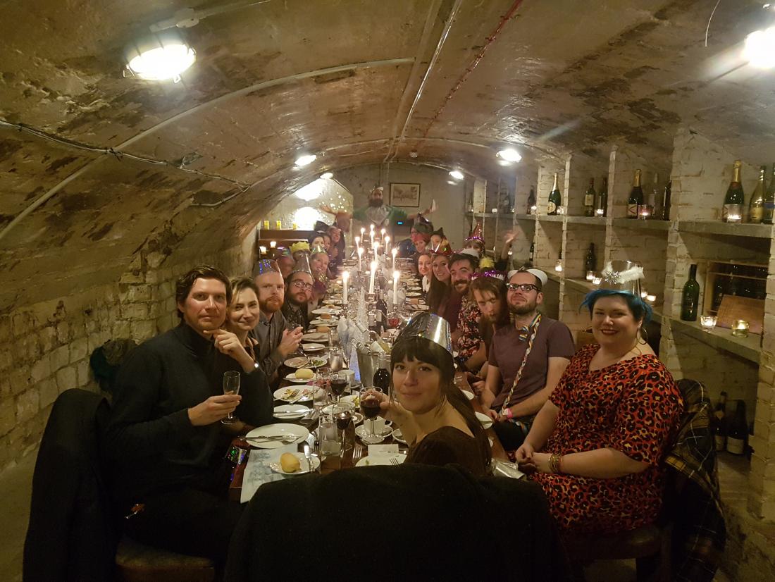 MNT team at the winter party