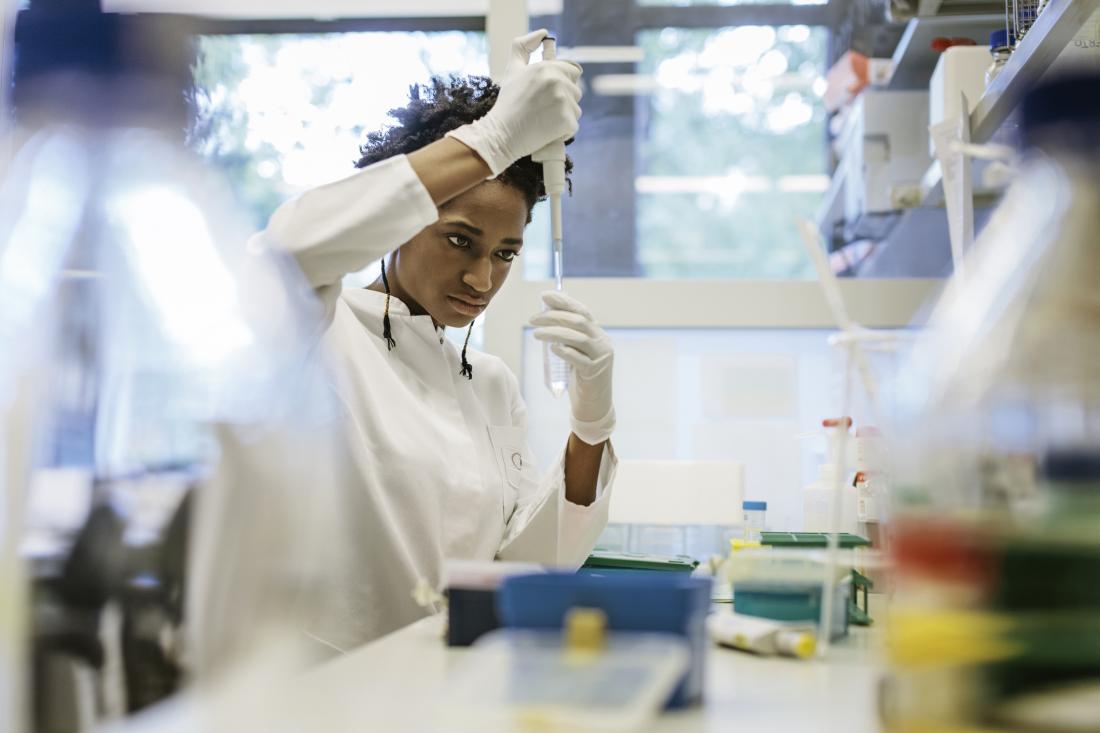 researcher in the lab