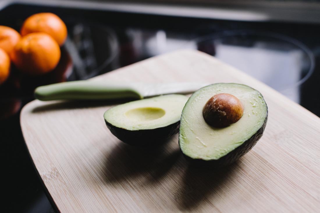 Fresh Healthy Avocado Cutting Board