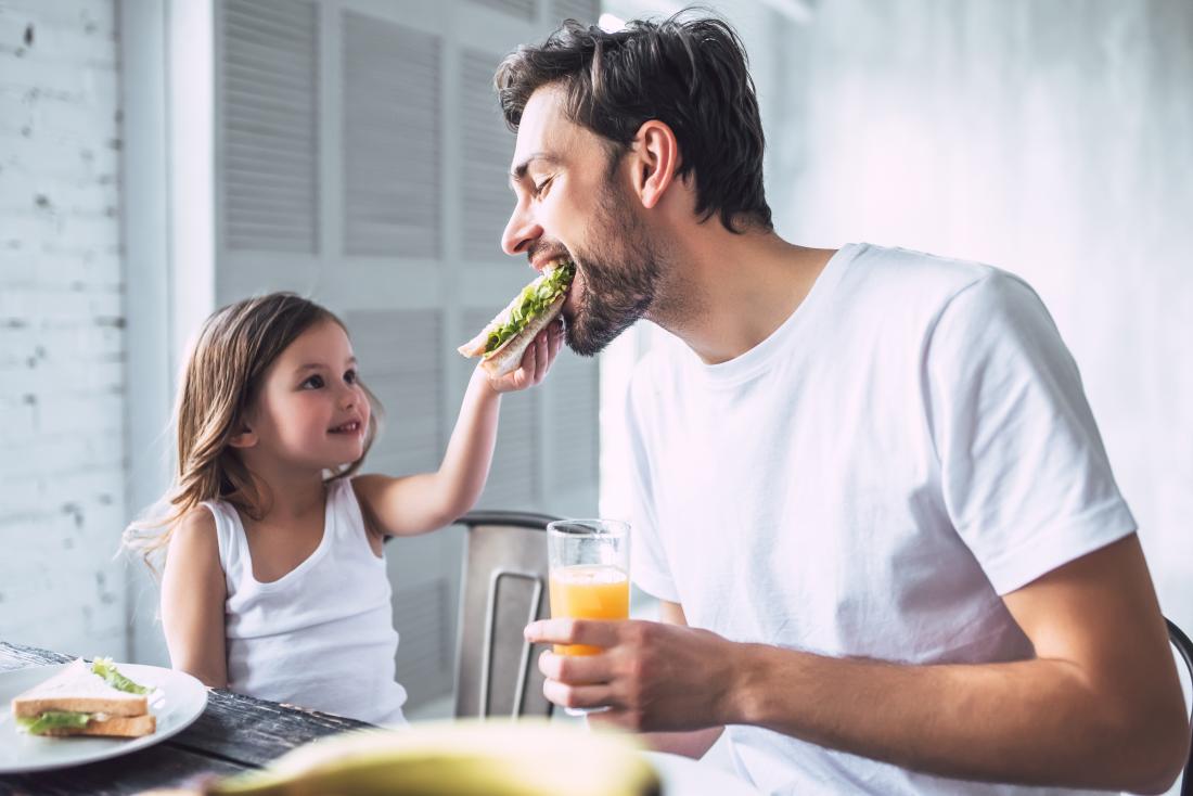 Eating avocado