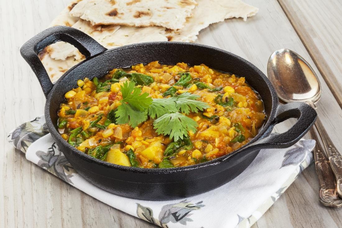 Chickpea and potato curry