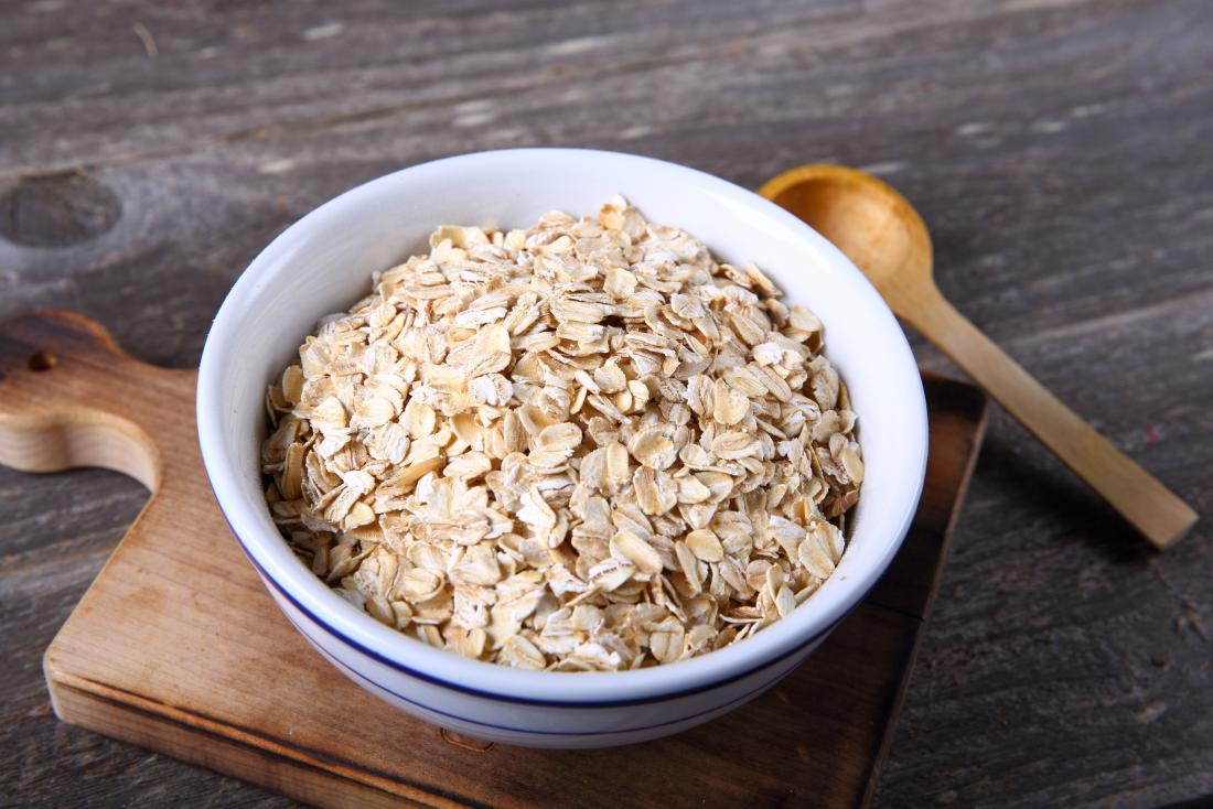 oats in a bowl which are an iron rich food