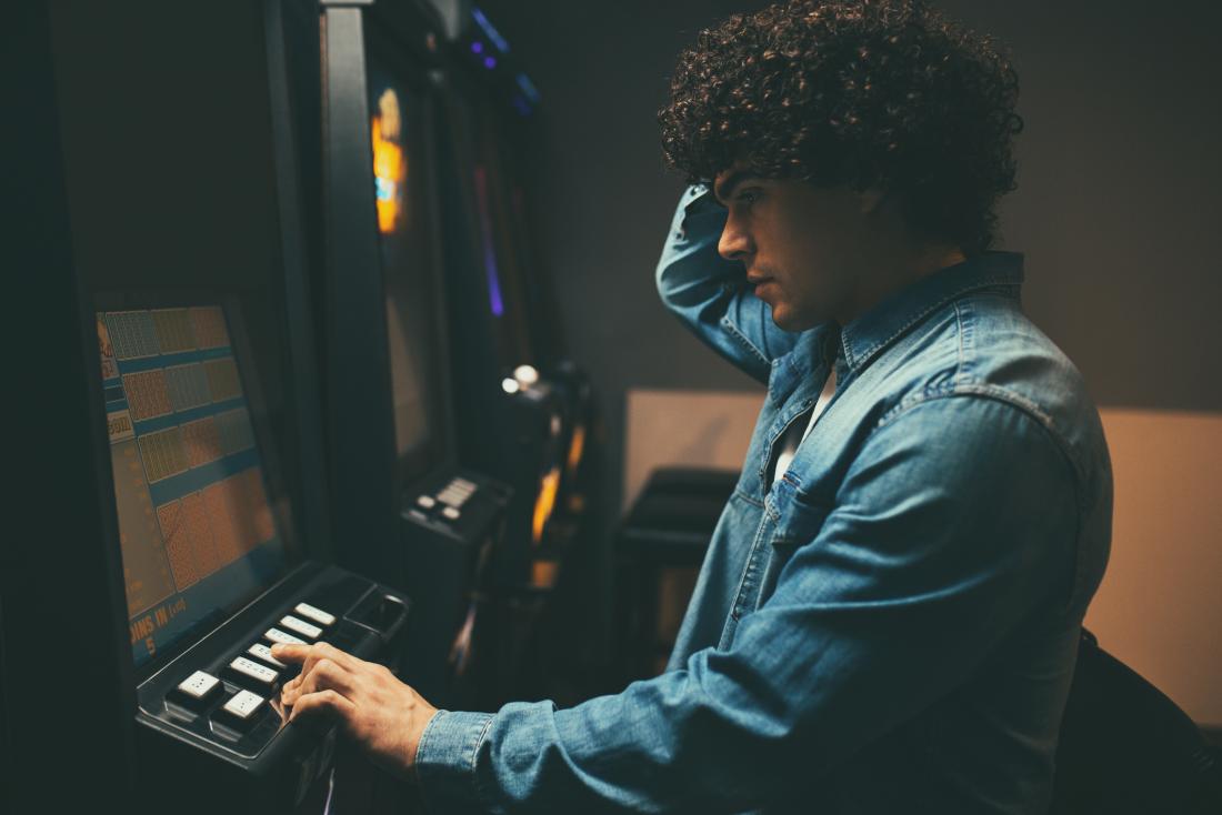 person gambling