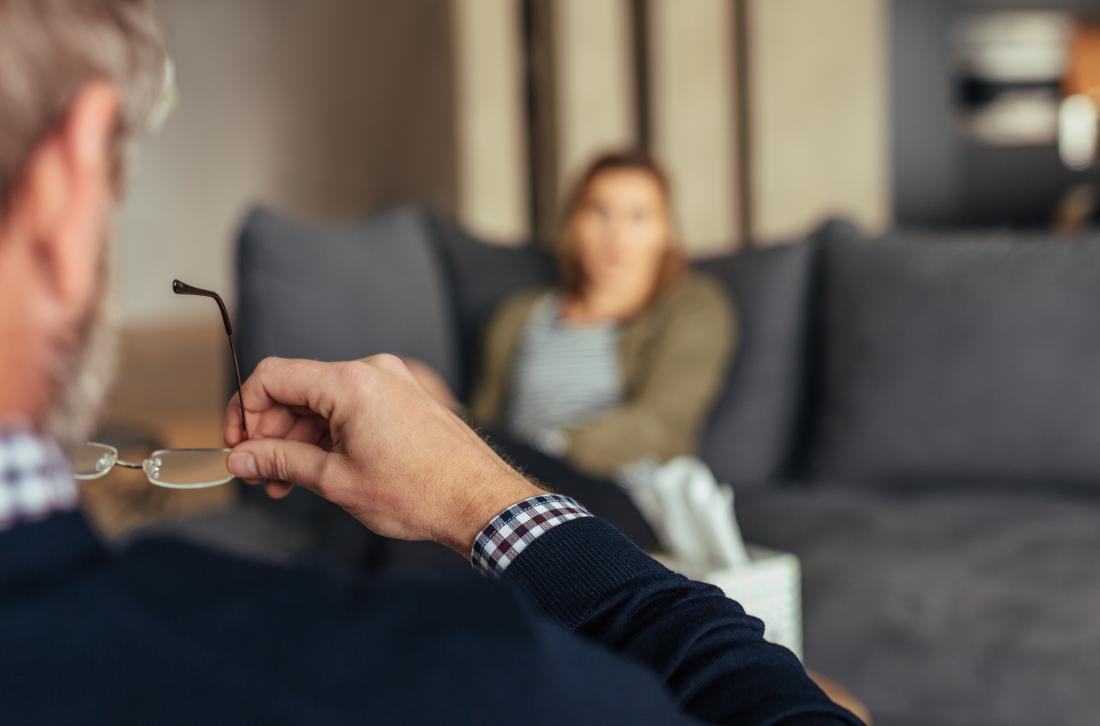 a woman undergoing therapy 