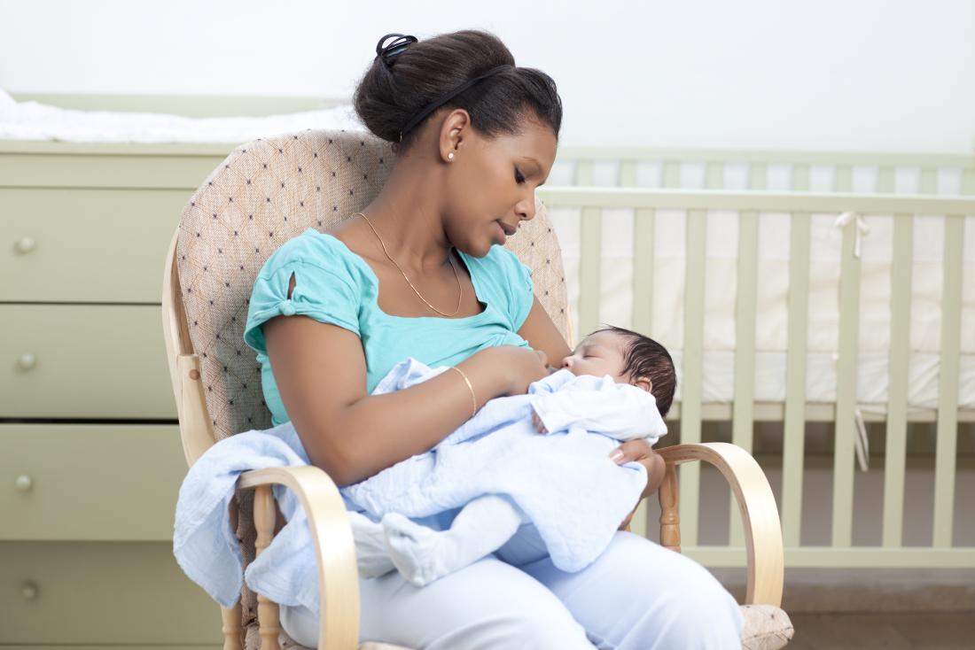 mother breastfeeding her baby