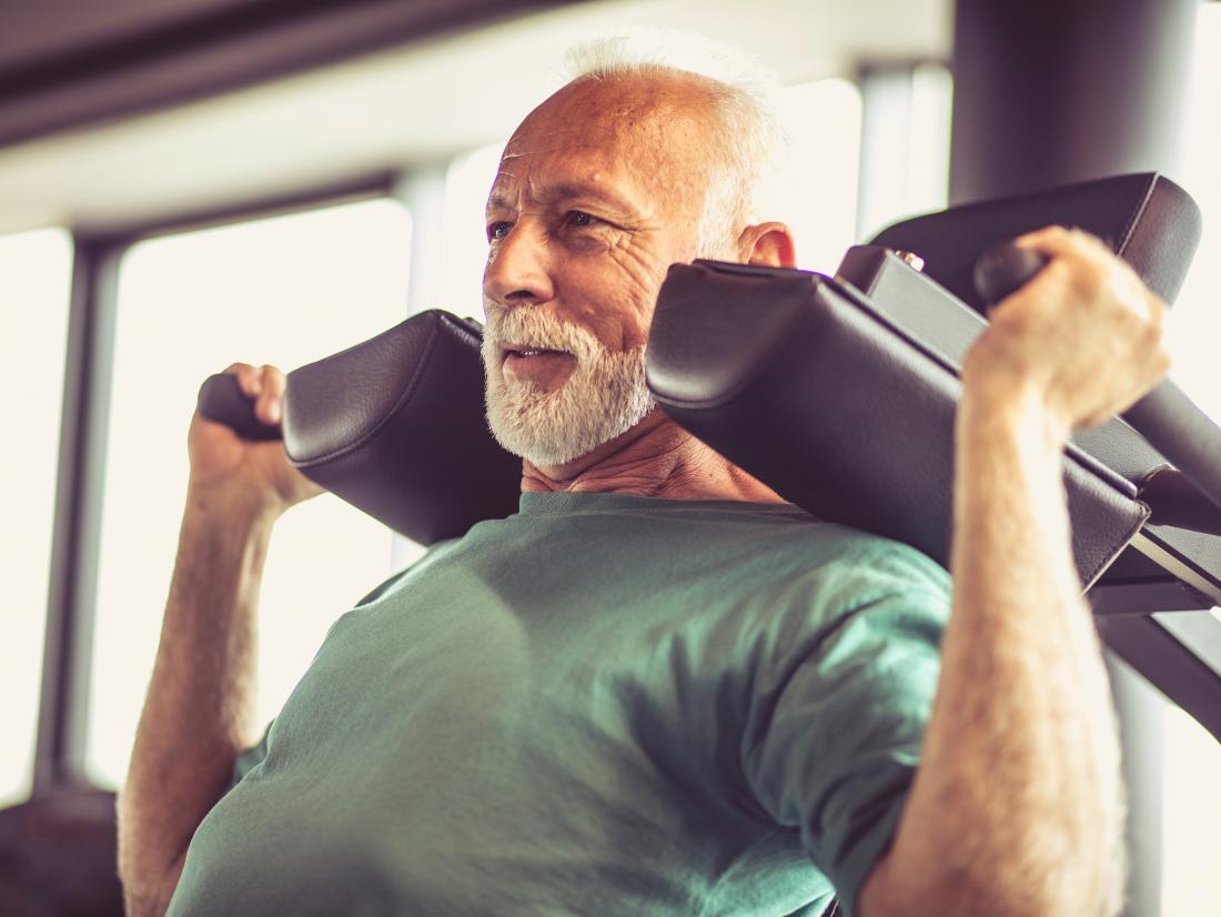 a man who knows how to increase bone density through strength training