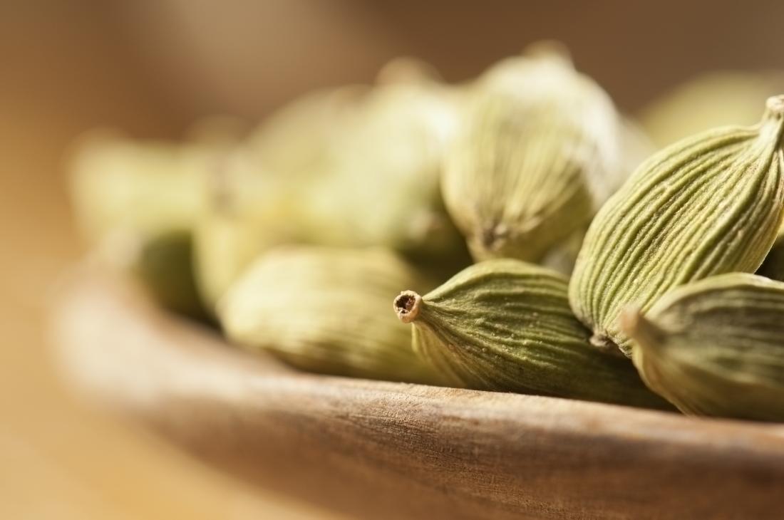 Cardamom seeds which have a lot of benefits