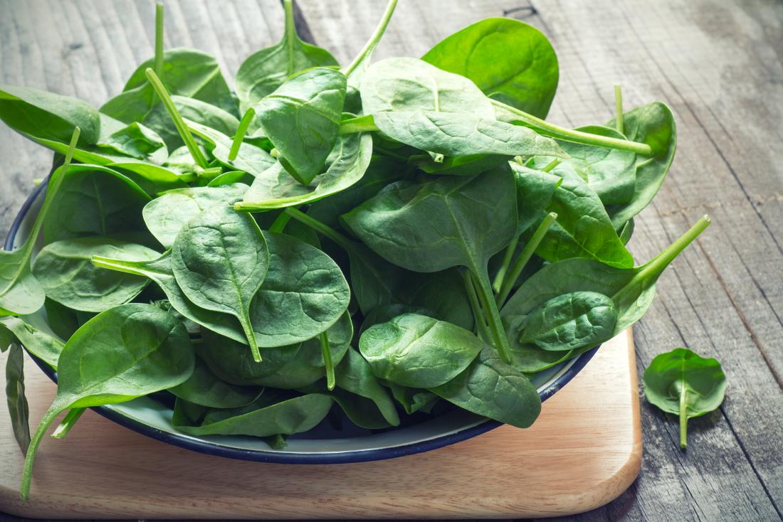 foods high in vitamin e spinach