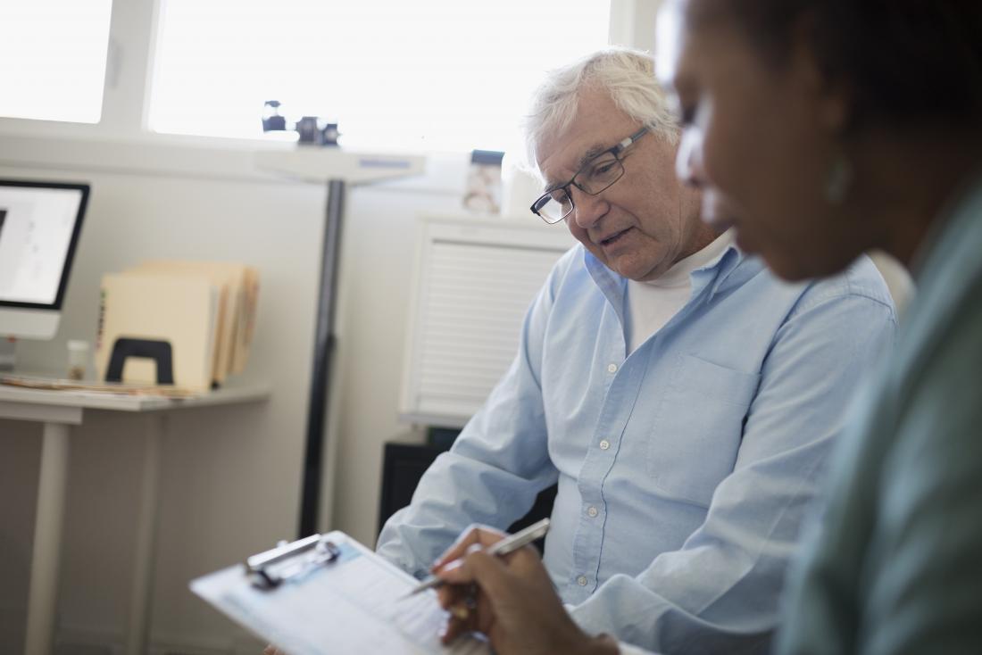 a doctor running a patient through mthfr mutation