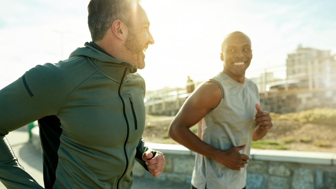 athletes running