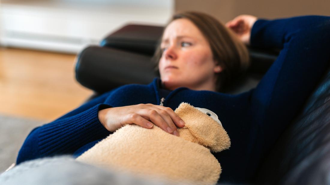 a person struggling to sleep because of depression