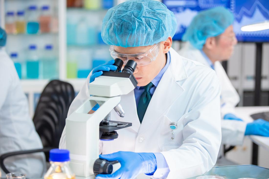 Man working in a lab
